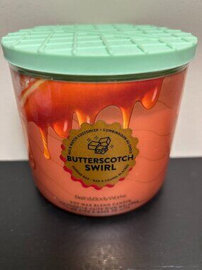 Bath & Body Works Butterscotch Swirl 14.5 oz. Candle NEW